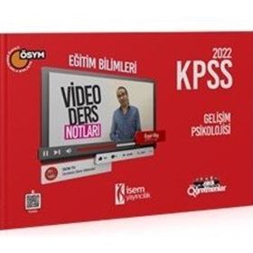 2022 KPSS Eğitim Bilimleri Gelişim Psikolojisi Video Ders Notu - İsem Yayınları