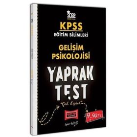 2022 KPSS Eğitim Bilimleri Gelişim Psikolojisi Yaprak Test
