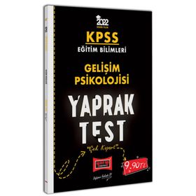 2022 KPSS Eğitim Bilimleri Gelişim Psikolojisi Yaprak Test