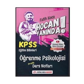 2022 KPSS Eğitim Bilimleri Öğrenme Psikoloji Pratik Ders Notları - Dijital Hoca Akademi