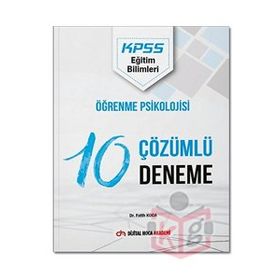 2022 KPSS Eğitim Bilimleri Öğrenme Psikolojisi Çözümlü 10 Deneme - Dijital Hoca Akademi