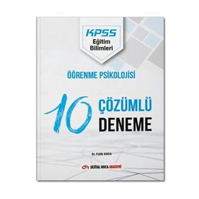 2022 KPSS Eğitim Bilimleri Öğrenme Psikolojisi Çözümlü 10 Deneme - Dijital Hoca Akademi