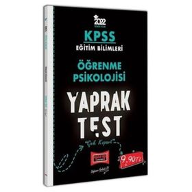 2022 KPSS Eğitim Bilimleri Öğrenme Psikolojisi Yaprak Test