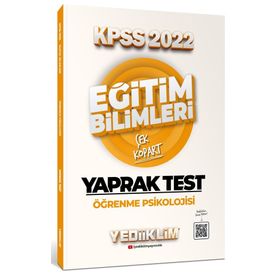 2022 KPSS Eğitim Bilimleri Öğrenme Psikolojisi Yaprak Test