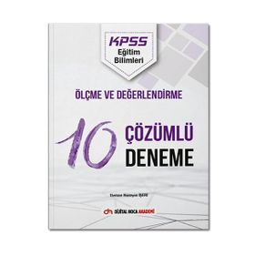2022 KPSS Eğitim Bilimleri Ölçme ve Değerlendirme Çözümlü 10 Deneme - Dijital Hoca Akademi