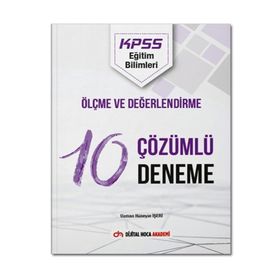 2022 KPSS Eğitim Bilimleri Ölçme ve Değerlendirme Çözümlü 10 Deneme - Dijital Hoca Akademi