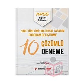 2022 KPSS Eğitim Bilimleri Program Geliştirme Çözümlü 10 Deneme - Dijital Hoca Akademi