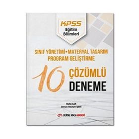 2022 KPSS Eğitim Bilimleri Program Geliştirme Çözümlü 10 Deneme - Dijital Hoca Akademi