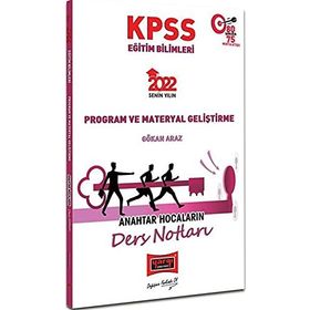 2022 KPSS Eğitim Bilimleri Program ve Materyal Geliştirme Anahtar Hocaların Ders Notları Yargı Yayınları