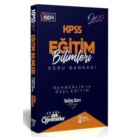 2022 KPSS Eğitim Bilimleri Rehberlik ve Özel Eğitim Çözümlü Soru Bankası - İsem Yayınları