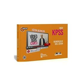 2022 KPSS Eğitim Bilimleri Rehberlik ve Özel Eğitim Video Ders Notu