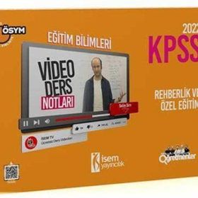 2022 KPSS Eğitim Bilimleri Rehberlik ve Özel Eğitim Video Ders Notu