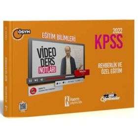 2022 KPSS Eğitim Bilimleri Rehberlik ve Özel Eğitim Video Ders Notu