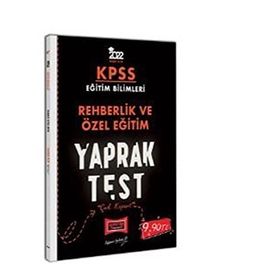 2022 KPSS Eğitim Bilimleri Rehberlik ve Özel Eğitim Yaprak Test