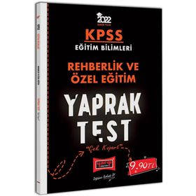 2022 KPSS Eğitim Bilimleri Rehberlik ve Özel Eğitim Yaprak Test