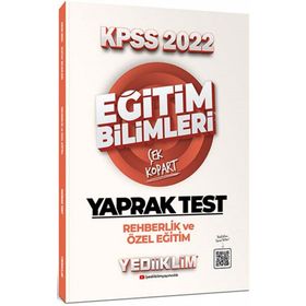 2022 KPSS Eğitim Bilimleri Rehberlik ve Özel Eğitim Yaprak Test
