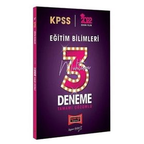 2022 KPSS Eğitim Bilimleri Tamamı Çözümlü Muhteşem 3 Deneme - Yargı Yayınları