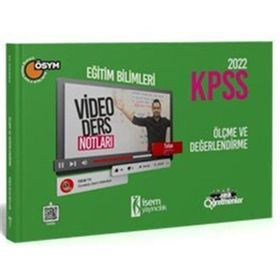 2022 KPSS Eğitim Bilimleri Video Ölçme ve Değerlendirme Video Ders Notu - İsem Yayınları