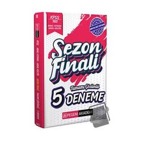 2022 KPSS Genel Kültür Genel Yetenek Sezon Finali Tamamı Çözümlü 5 Deneme Pegem Yayınları