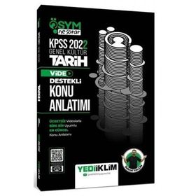 2022 KPSS Genel Kültür ÖSYM Ne Sorar Tarih Video Destekli Konu Anlatımı Yediiklim Yayınları