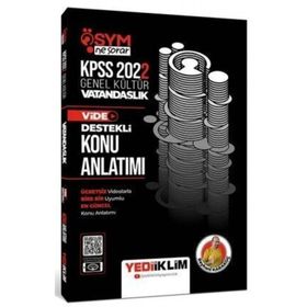 2022 KPSS Genel Kültür ÖSYM Ne Sorar Vatandaşlık Video Destekli Konu Anlatımı Yediiklim Yayınları