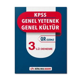 2022 KPSS Genel Yetenek Genel Kültür QR Çözümlü 3 Deneme - Dijital Hoca Akademi