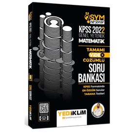 2022 KPSS Genel Yetenek Ösym Ne Sorar Matematik Tamamı Video Çözümlü Soru Bankası Yediiklim Yayınları