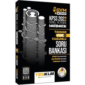 2022 KPSS Genel Yetenek Ösym Ne Sorar Matematik Tamamı Video Çözümlü Soru Bankası Yediiklim Yayınları