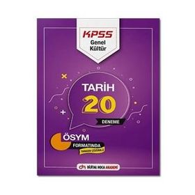 2022 KPSS GK Tarih Tamamı Çözümlü 20 Deneme - Dijital Hoca Akademi