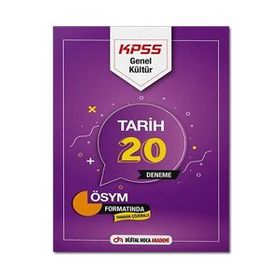 2022 KPSS GK Tarih Tamamı Çözümlü 20 Deneme - Dijital Hoca Akademi