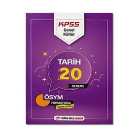 2022 KPSS GK Tarih Tamamı Çözümlü 20 Deneme - Dijital Hoca Akademi