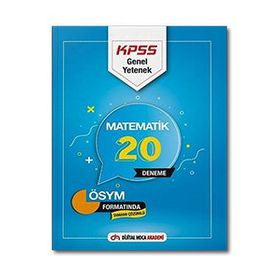 2022 KPSS GY Matematik Tamamı Çözümlü 20 Deneme - Dijital Hoca Akademi Yayınları
