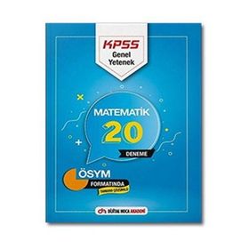 2022 KPSS GY Matematik Tamamı Çözümlü 20 Deneme - Dijital Hoca Akademi Yayınları