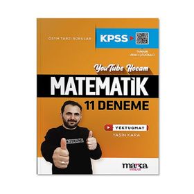 2022 KPSS Matematik 11 Deneme Tamamı Video Çözümlü Yektugmat Marka Yayınları