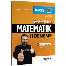2022 KPSS Matematik 11 Deneme Tamamı Video Çözümlü Yektugmat Marka Yayınları