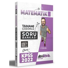 2022 KPSS Matematik Tamamı Çözümlü Soru Bankası Hocawebde Yayınları