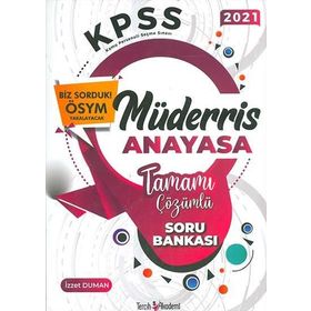 2022 Kpss Müderris Anayasa Çözümlü Soru Bankası Tercih Akademi Yayınları