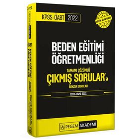 2022 KPSS ÖABT Beden Eğitimi Öğretmenliği Çıkmış Sorular - Pegem Akademi Yayıncılık