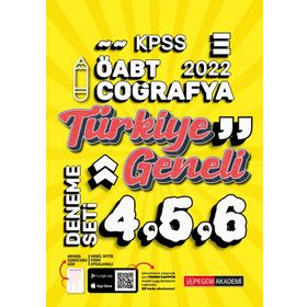 2022 KPSS ÖABT Coğrafya 4-5-6 - Pegem Akademi Yayıncılık