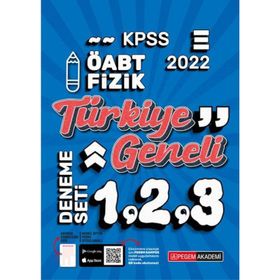 2022 KPSS ÖABT Fizik 1-2-3 - Pegem Akademi Yayıncılık