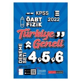 2022 KPSS ÖABT Fizik 4-5-6 - Pegem Akademi Yayıncılık