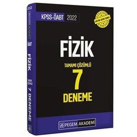 2022 Kpss Öabt Fizik Tamamı Çözümlü 7 Deneme - Pegem Akademi Yayıncılık