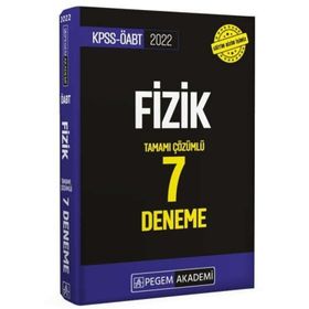 2022 Kpss Öabt Fizik Tamamı Çözümlü 7 Deneme - Pegem Akademi Yayıncılık