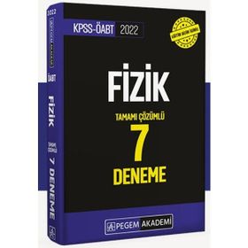 2022 Kpss Öabt Fizik Tamamı Çözümlü 7 Deneme - Pegem Akademi Yayıncılık