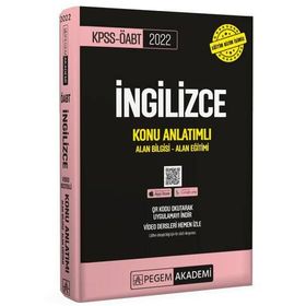 2022 Kpss Öabt İngilizce Öğretmenliği Konu Anlatımlı - Pegem Akademi Yayıncılık