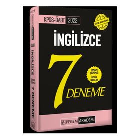 2022 Kpss Öabt İngilizce Tamamı Çözümlü 7 Deneme - Pegem Akademi Yayıncılık