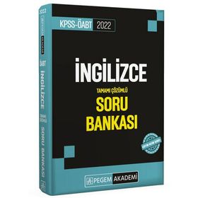 2022 Kpss Öabt İngilizce Tamamı Çözümlü Soru Bankası - Pegem Akademi Yayıncılık