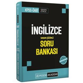 2022 Kpss Öabt İngilizce Tamamı Çözümlü Soru Bankası - Pegem Akademi Yayıncılık