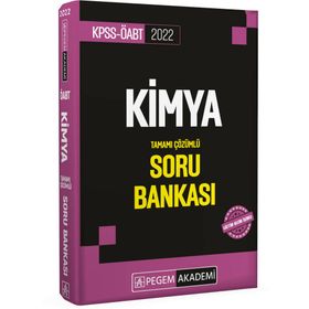 2022 Kpss Öabt Kimya Tamamı Çözümlü Soru Bankası - Pegem Akademi Yayıncılık