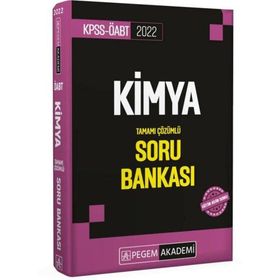 2022 Kpss Öabt Kimya Tamamı Çözümlü Soru Bankası - Pegem Akademi Yayıncılık